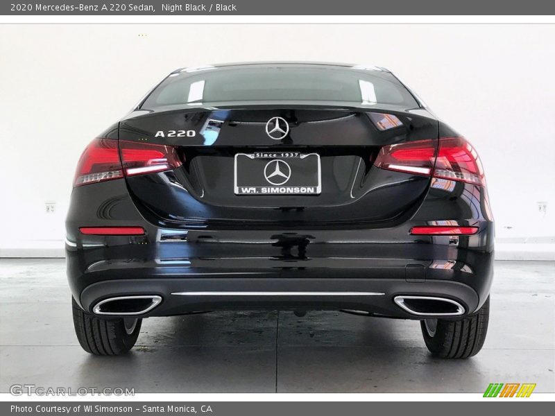 Night Black / Black 2020 Mercedes-Benz A 220 Sedan