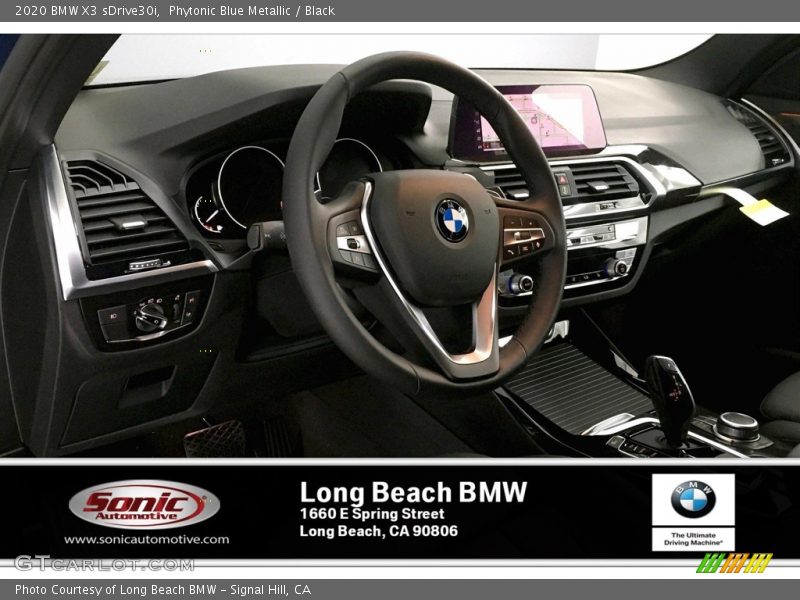 Phytonic Blue Metallic / Black 2020 BMW X3 sDrive30i