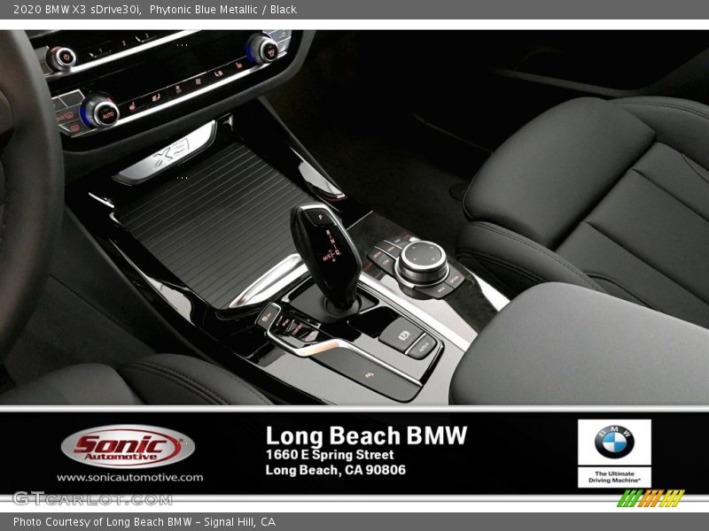 Phytonic Blue Metallic / Black 2020 BMW X3 sDrive30i