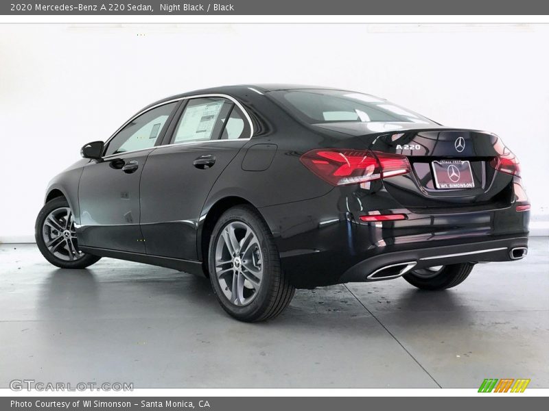 Night Black / Black 2020 Mercedes-Benz A 220 Sedan