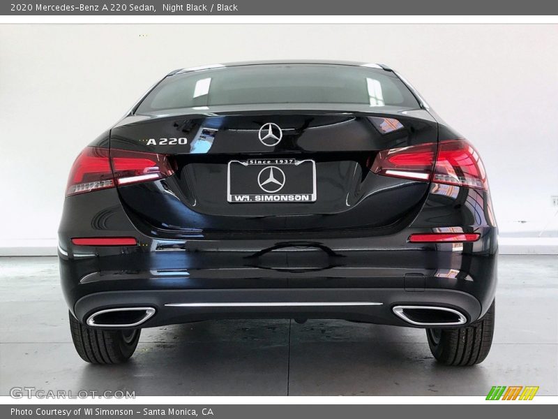 Night Black / Black 2020 Mercedes-Benz A 220 Sedan