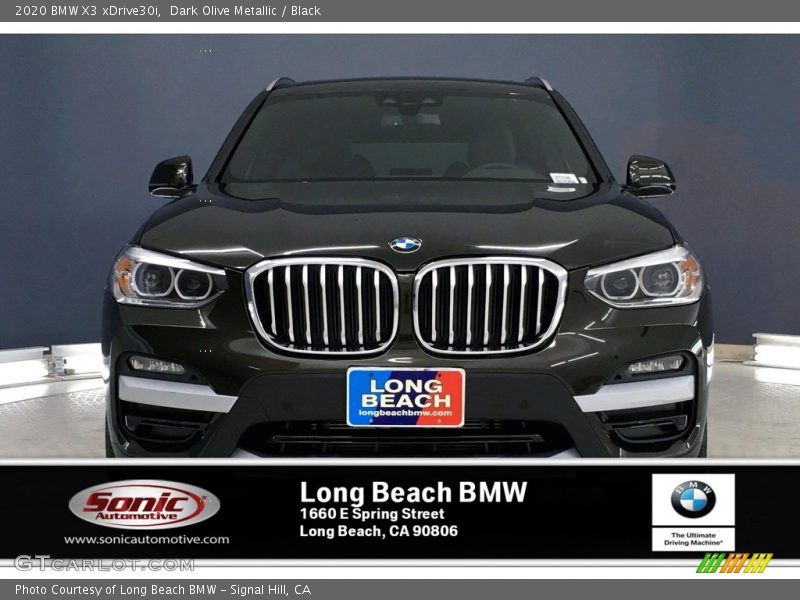 Dark Olive Metallic / Black 2020 BMW X3 xDrive30i