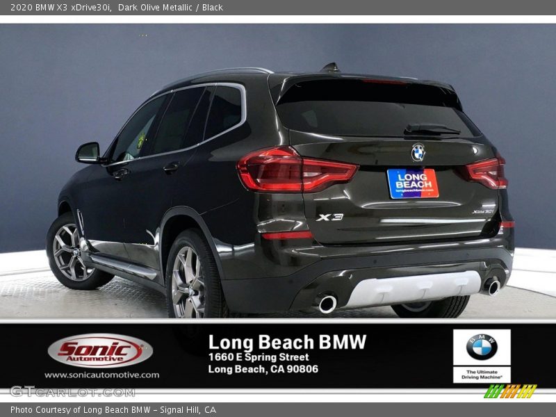 Dark Olive Metallic / Black 2020 BMW X3 xDrive30i