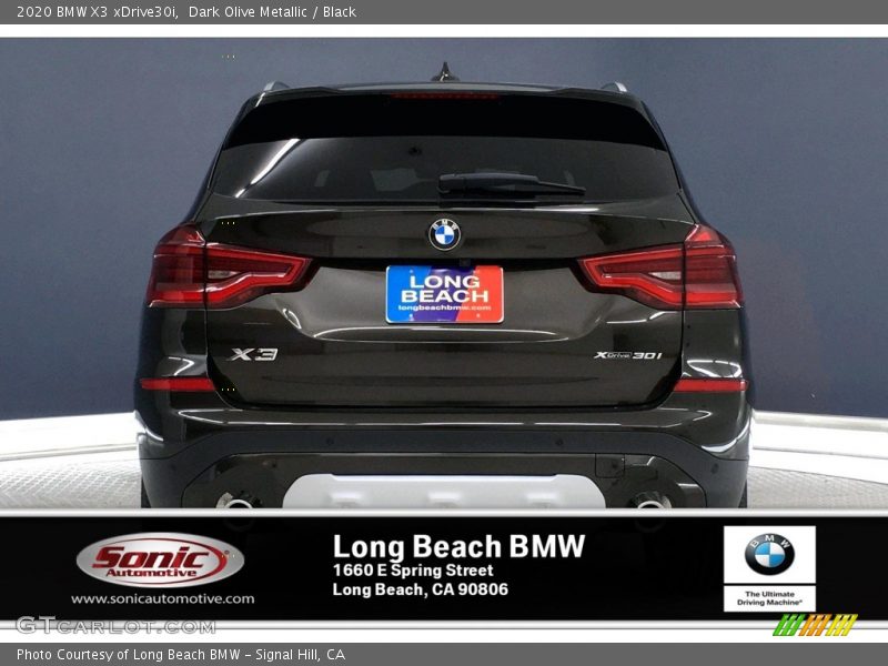 Dark Olive Metallic / Black 2020 BMW X3 xDrive30i