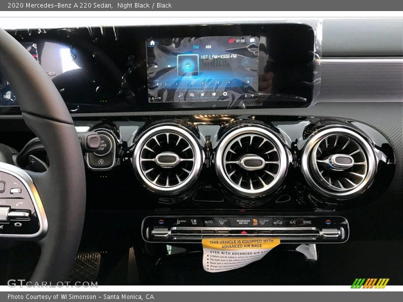 Night Black / Black 2020 Mercedes-Benz A 220 Sedan