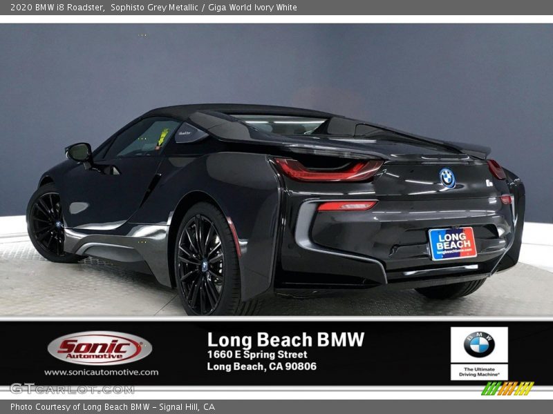 Sophisto Grey Metallic / Giga World Ivory White 2020 BMW i8 Roadster