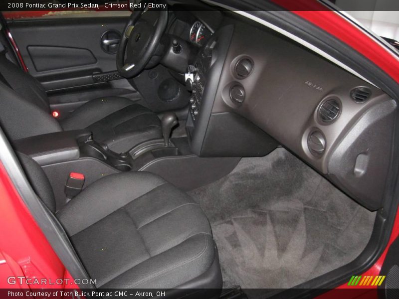 Crimson Red / Ebony 2008 Pontiac Grand Prix Sedan