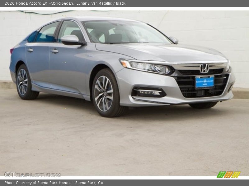 Lunar Silver Metallic / Black 2020 Honda Accord EX Hybrid Sedan