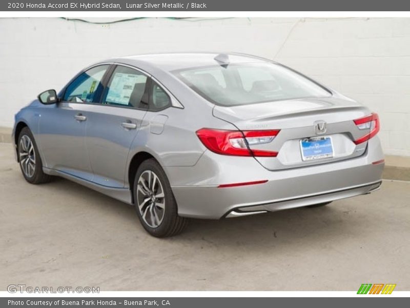 Lunar Silver Metallic / Black 2020 Honda Accord EX Hybrid Sedan