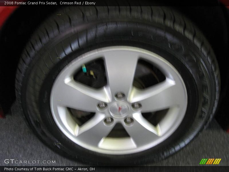 Crimson Red / Ebony 2008 Pontiac Grand Prix Sedan