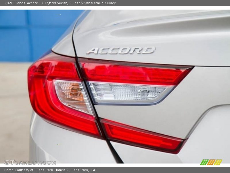 Lunar Silver Metallic / Black 2020 Honda Accord EX Hybrid Sedan