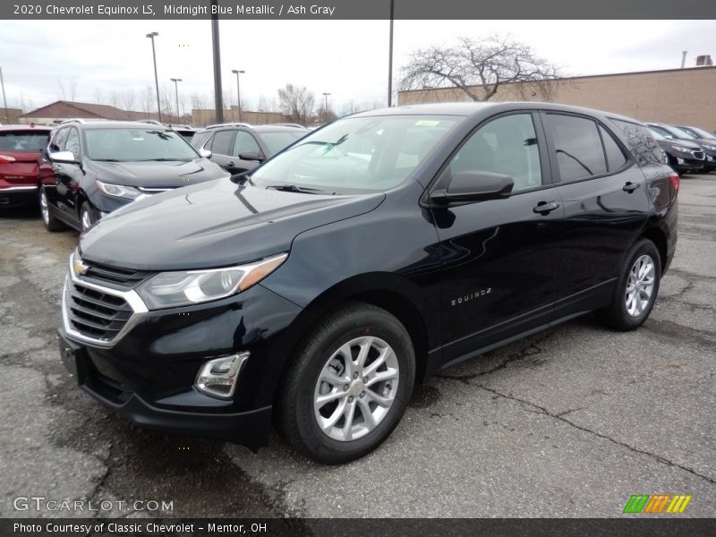 Midnight Blue Metallic / Ash Gray 2020 Chevrolet Equinox LS