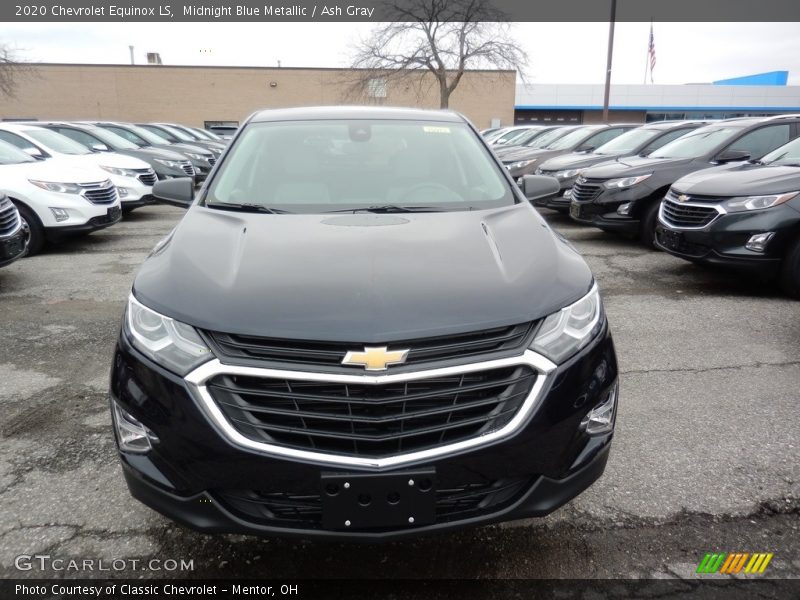 Midnight Blue Metallic / Ash Gray 2020 Chevrolet Equinox LS