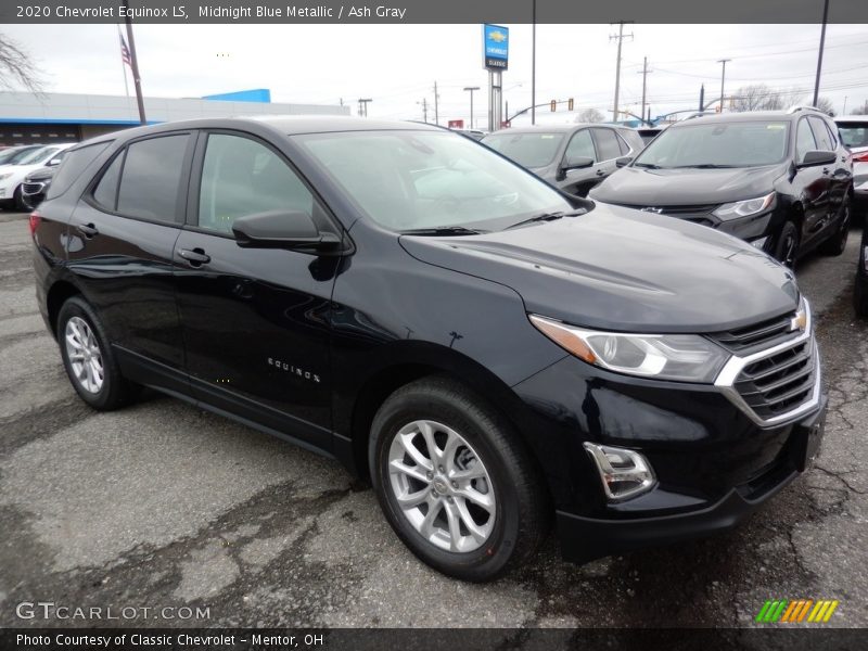 Midnight Blue Metallic / Ash Gray 2020 Chevrolet Equinox LS
