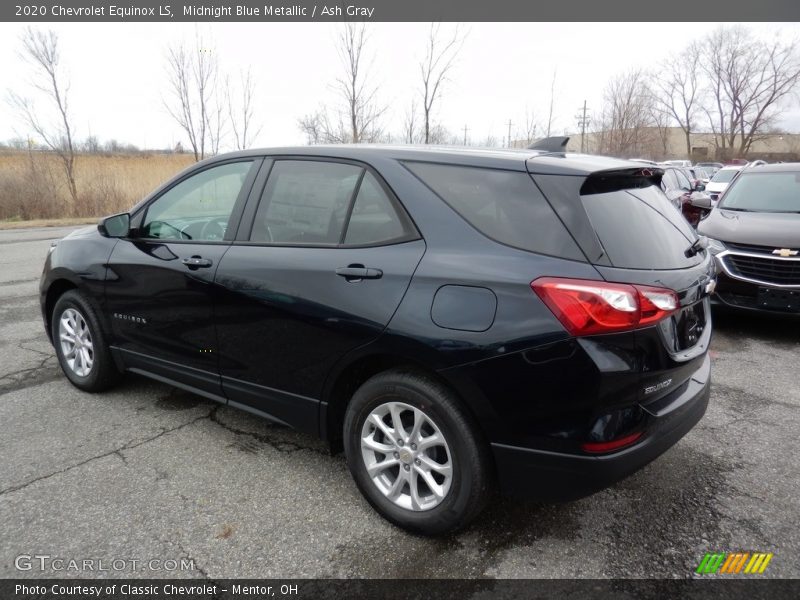 Midnight Blue Metallic / Ash Gray 2020 Chevrolet Equinox LS