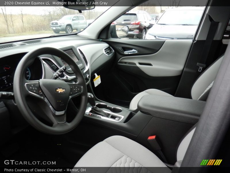 Midnight Blue Metallic / Ash Gray 2020 Chevrolet Equinox LS