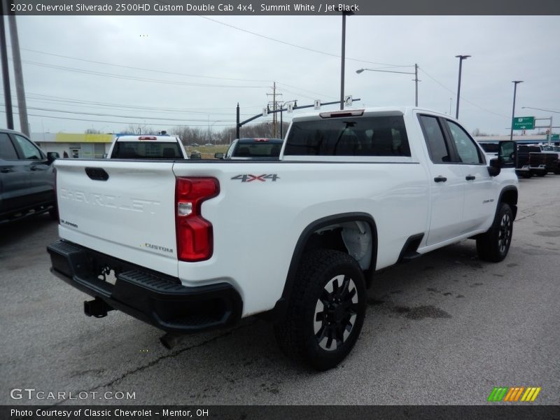 Summit White / Jet Black 2020 Chevrolet Silverado 2500HD Custom Double Cab 4x4