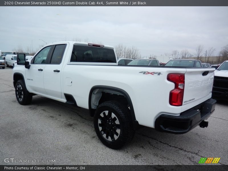 Summit White / Jet Black 2020 Chevrolet Silverado 2500HD Custom Double Cab 4x4