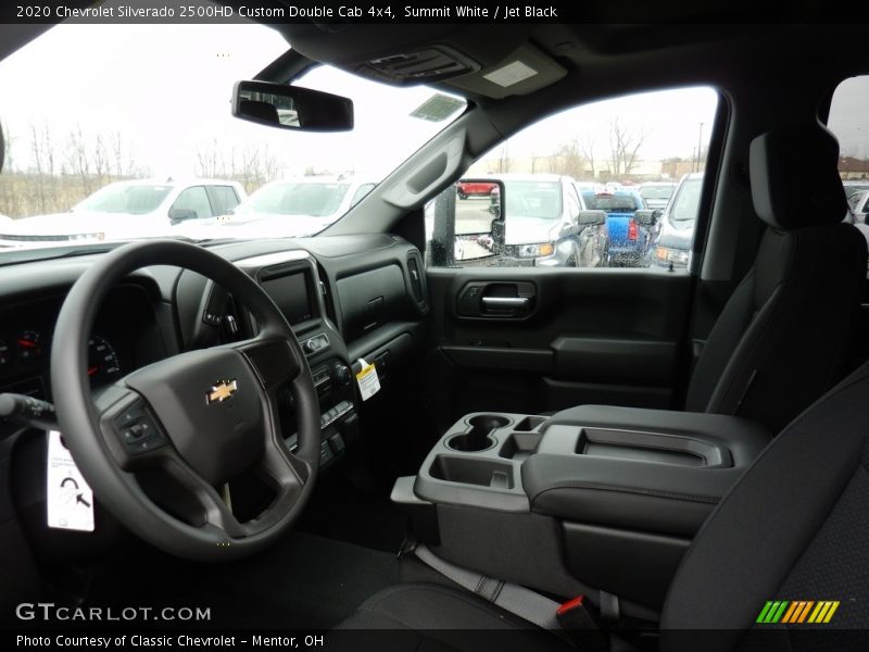Summit White / Jet Black 2020 Chevrolet Silverado 2500HD Custom Double Cab 4x4