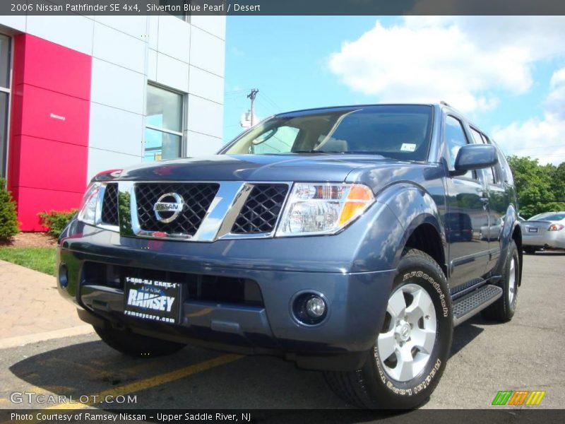 Silverton Blue Pearl / Desert 2006 Nissan Pathfinder SE 4x4