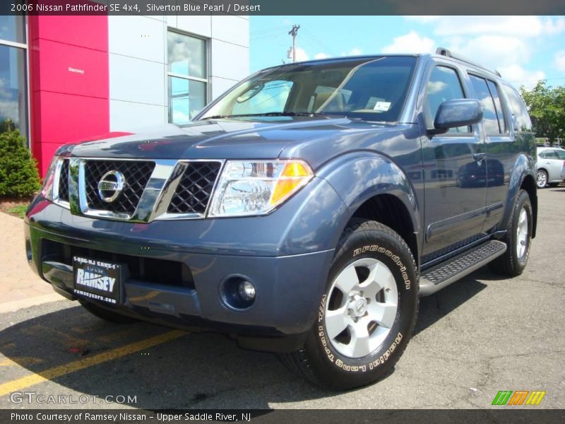 Silverton Blue Pearl / Desert 2006 Nissan Pathfinder SE 4x4