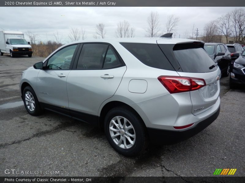 Silver Ice Metallic / Ash Gray 2020 Chevrolet Equinox LS AWD