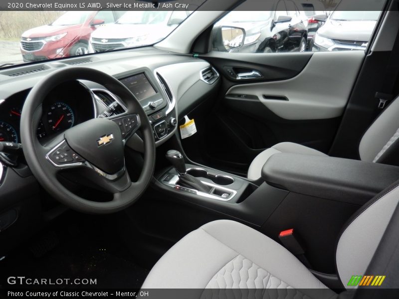 Silver Ice Metallic / Ash Gray 2020 Chevrolet Equinox LS AWD