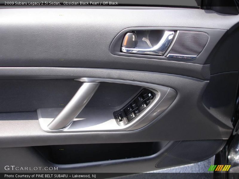 Obsidian Black Pearl / Off Black 2009 Subaru Legacy 2.5i Sedan