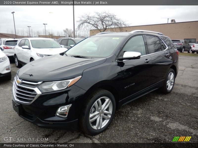 Midnight Blue Metallic / Jet Black 2020 Chevrolet Equinox Premier AWD