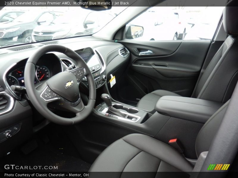 Midnight Blue Metallic / Jet Black 2020 Chevrolet Equinox Premier AWD