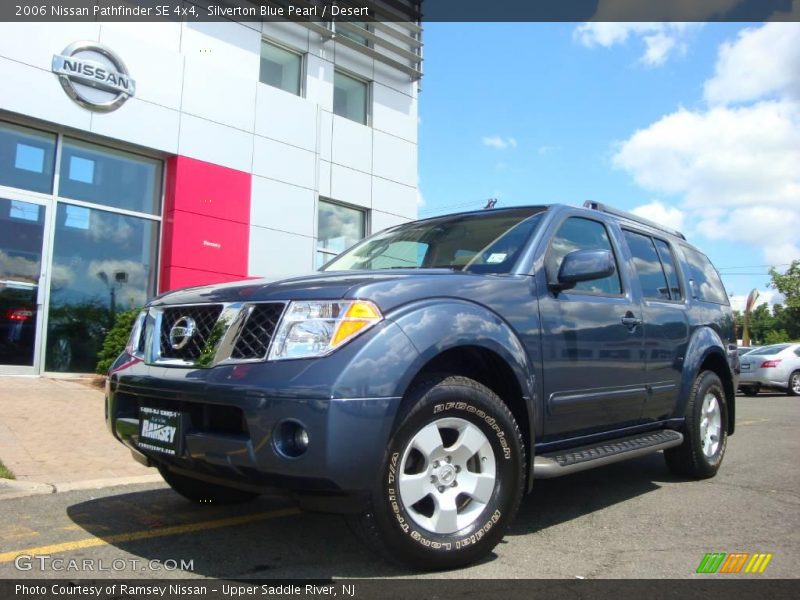 Silverton Blue Pearl / Desert 2006 Nissan Pathfinder SE 4x4
