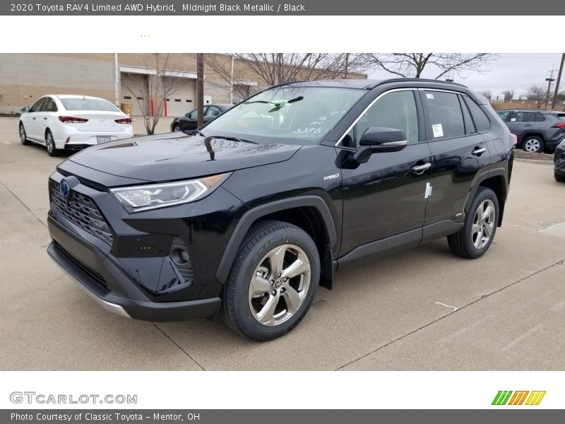 Midnight Black Metallic / Black 2020 Toyota RAV4 Limited AWD Hybrid