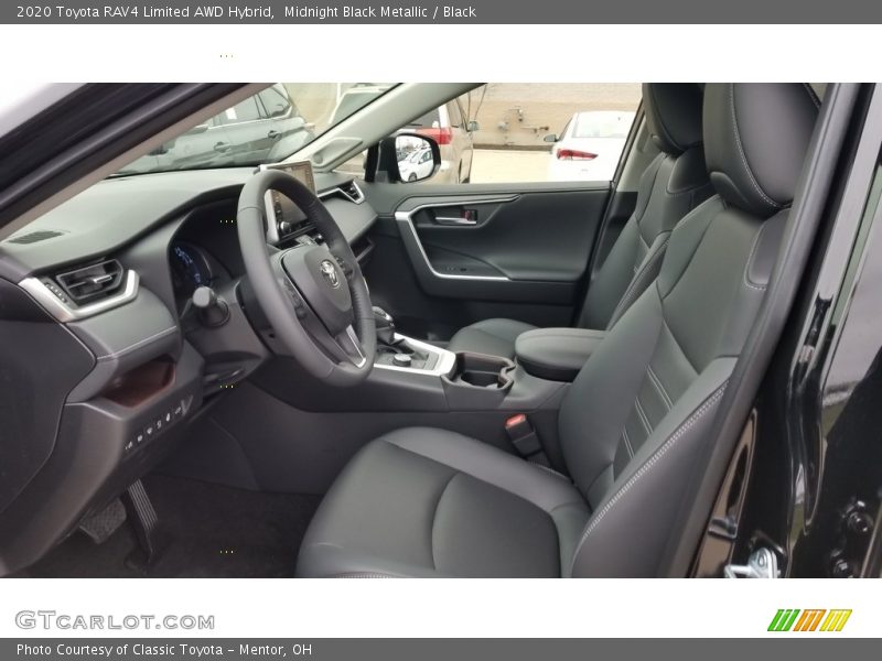 Midnight Black Metallic / Black 2020 Toyota RAV4 Limited AWD Hybrid