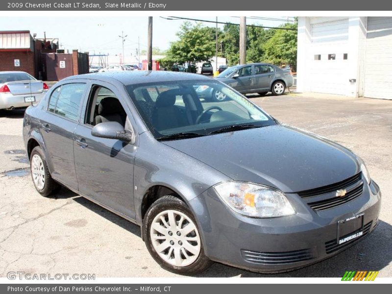 Slate Metallic / Ebony 2009 Chevrolet Cobalt LT Sedan