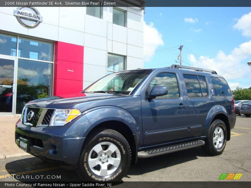 Silverton Blue Pearl / Desert 2006 Nissan Pathfinder SE 4x4