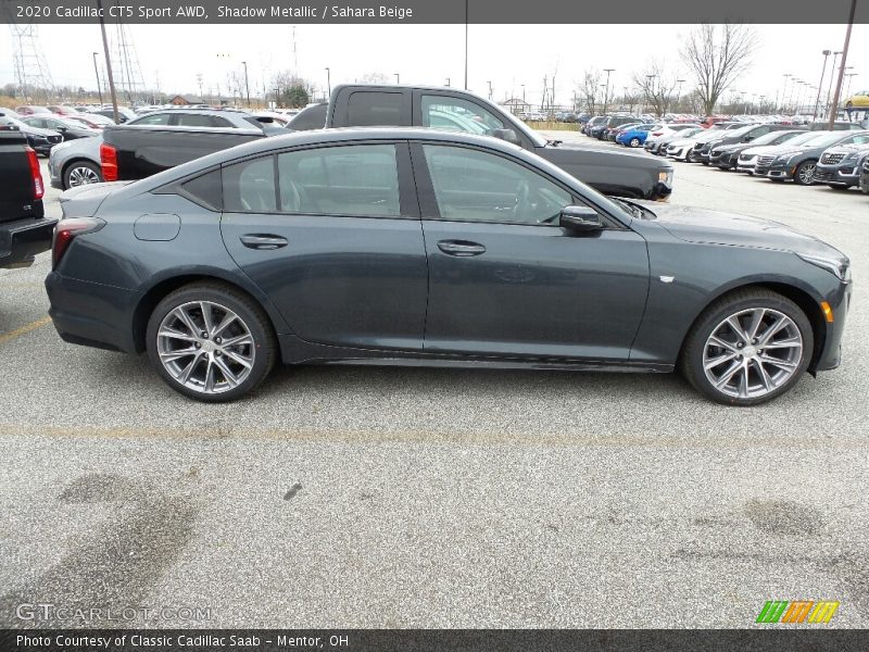Shadow Metallic / Sahara Beige 2020 Cadillac CT5 Sport AWD