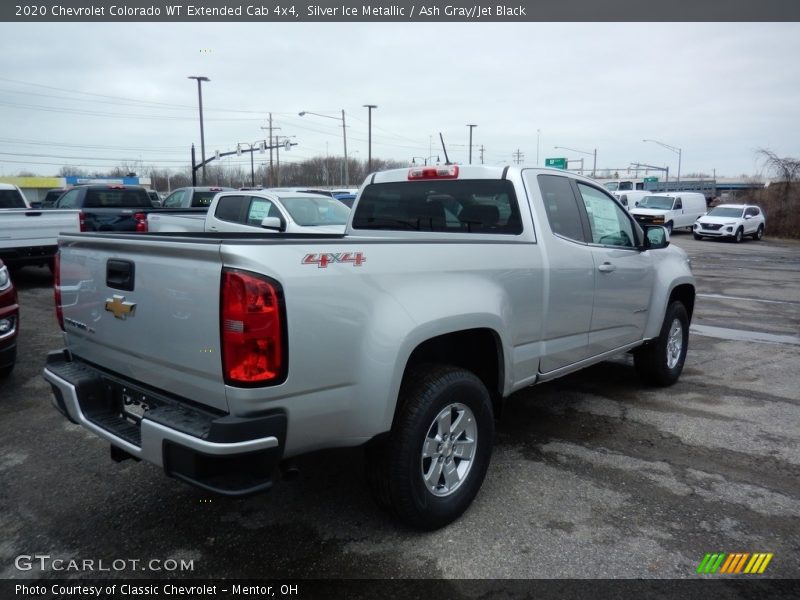 Silver Ice Metallic / Ash Gray/Jet Black 2020 Chevrolet Colorado WT Extended Cab 4x4