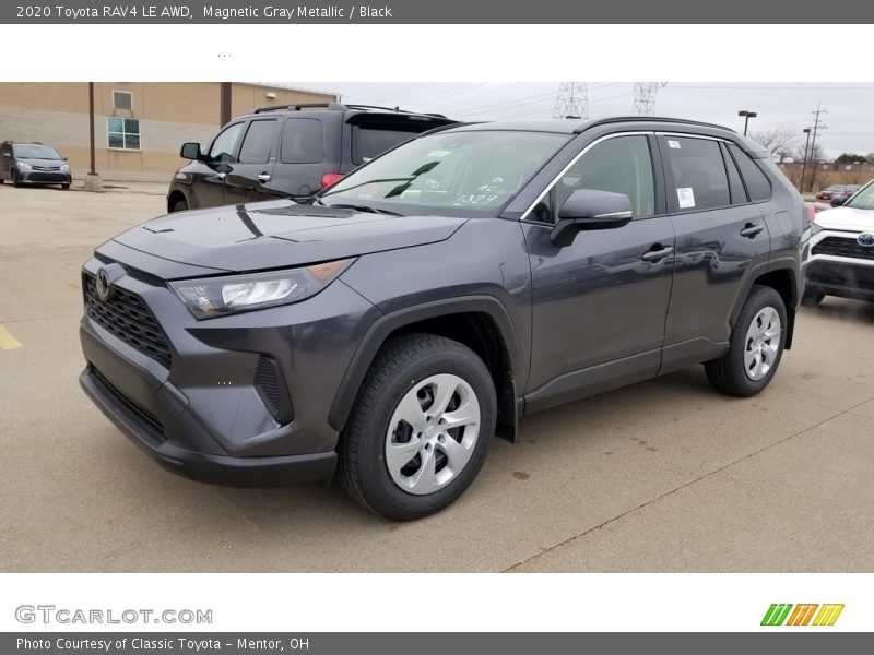 Magnetic Gray Metallic / Black 2020 Toyota RAV4 LE AWD