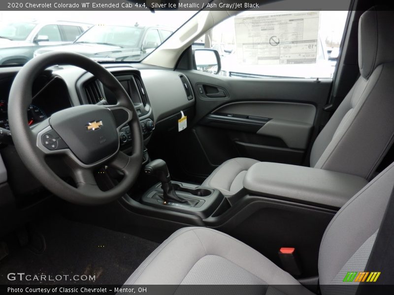 Silver Ice Metallic / Ash Gray/Jet Black 2020 Chevrolet Colorado WT Extended Cab 4x4