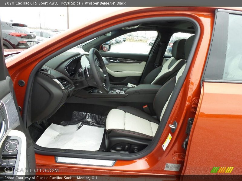 Royal Spice / Whisper Beige/Jet Black 2020 Cadillac CT5 Sport AWD