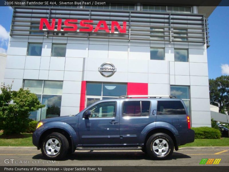 Silverton Blue Pearl / Desert 2006 Nissan Pathfinder SE 4x4