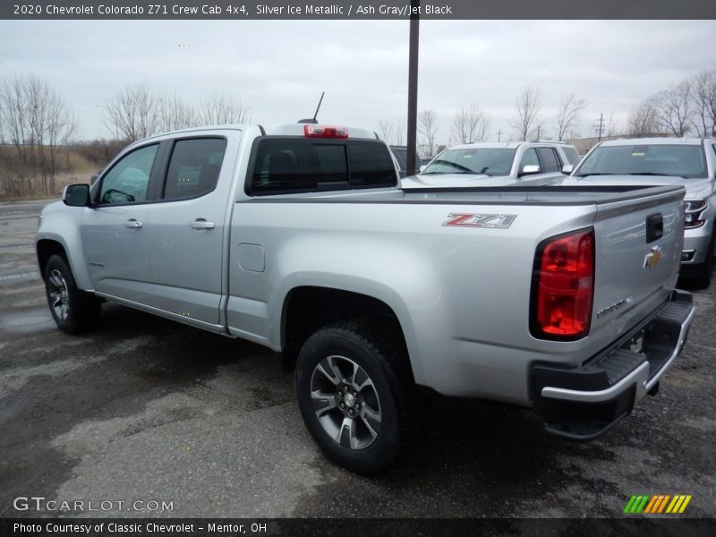 Silver Ice Metallic / Ash Gray/Jet Black 2020 Chevrolet Colorado Z71 Crew Cab 4x4