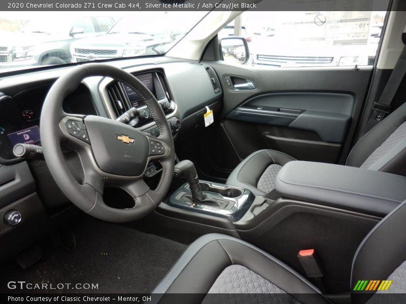 Silver Ice Metallic / Ash Gray/Jet Black 2020 Chevrolet Colorado Z71 Crew Cab 4x4