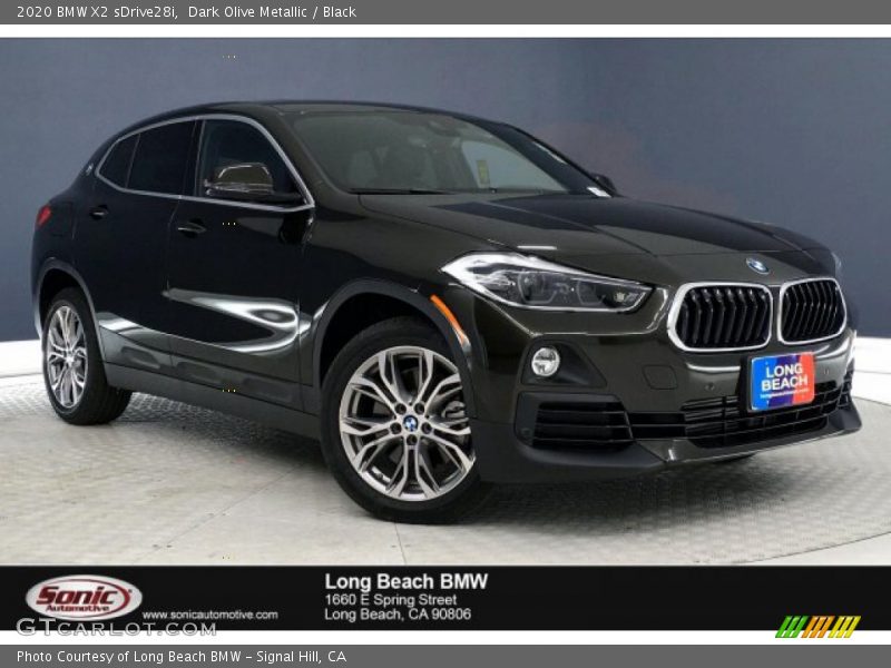 Dark Olive Metallic / Black 2020 BMW X2 sDrive28i