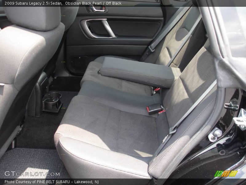 Obsidian Black Pearl / Off Black 2009 Subaru Legacy 2.5i Sedan