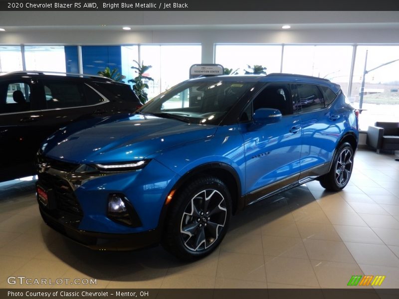 Bright Blue Metallic / Jet Black 2020 Chevrolet Blazer RS AWD
