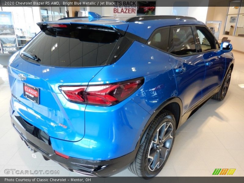 Bright Blue Metallic / Jet Black 2020 Chevrolet Blazer RS AWD