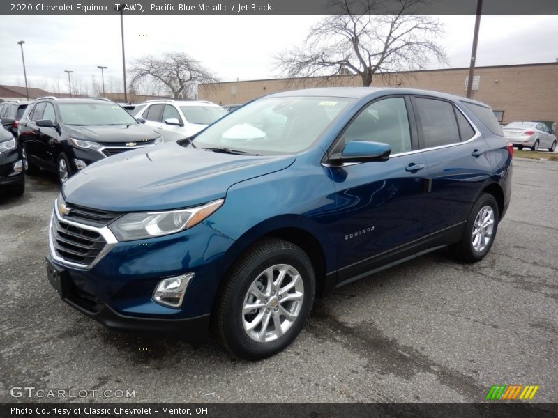 Pacific Blue Metallic / Jet Black 2020 Chevrolet Equinox LT AWD