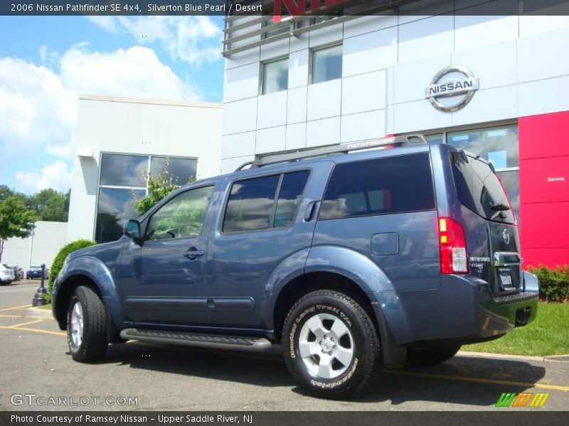 Silverton Blue Pearl / Desert 2006 Nissan Pathfinder SE 4x4