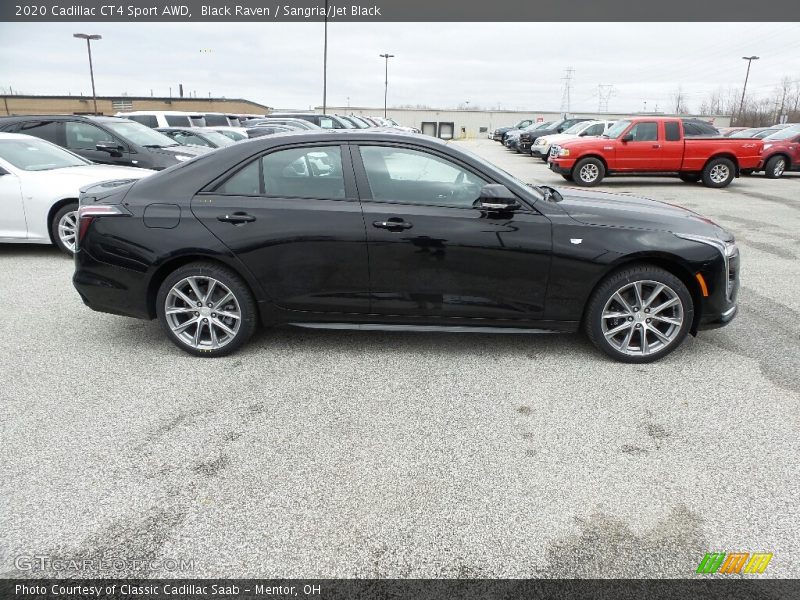 Black Raven / Sangria/Jet Black 2020 Cadillac CT4 Sport AWD